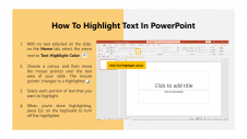12_How To Highlight Text In PowerPoint